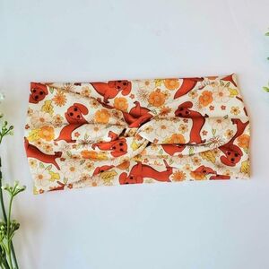 Headband twist fall dachshund